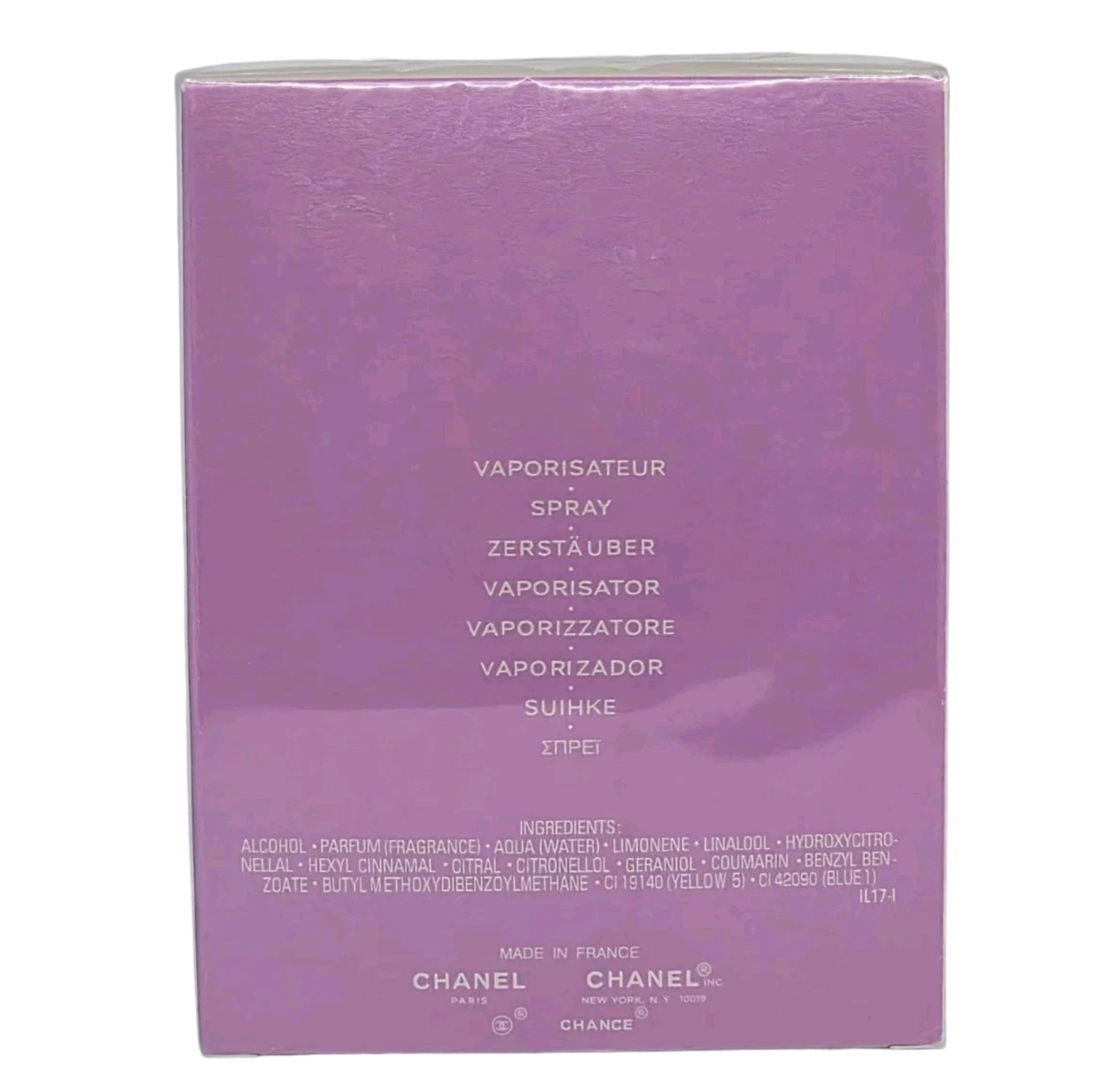 Chanel Chance Eau Fraîche Eau de Toilette for Women 3.4oz 100ml