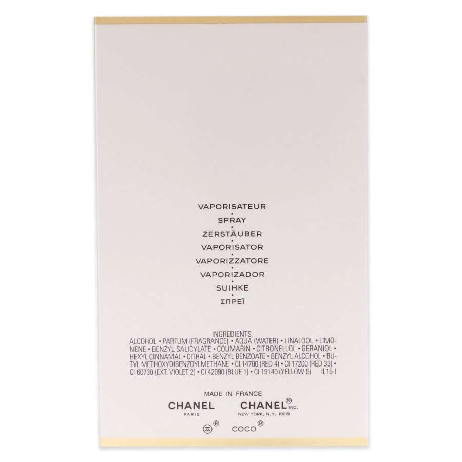 Chanel Coco Mademoiselle Intense Eau de Parfum for Women 3.4oz 100ml